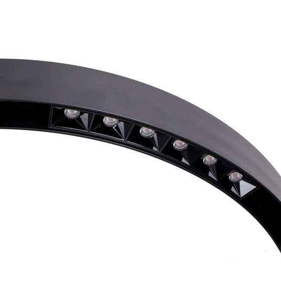 Czarna lampa do magnetycznego szynoprzewodu Maxlight Magnetic System Zigbee M0039Z