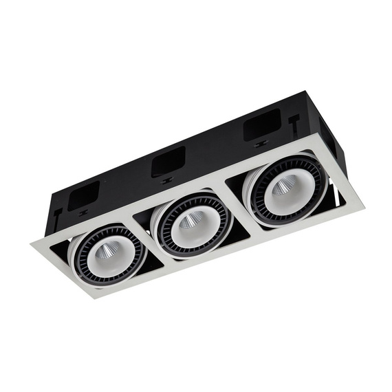 Oprawa wpuszczana Italux Alesso GL7116-3/54W WH+BL