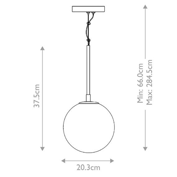 Eurofase Kepler Lampa wisząca QN-KEPLER-1P-S-BG
