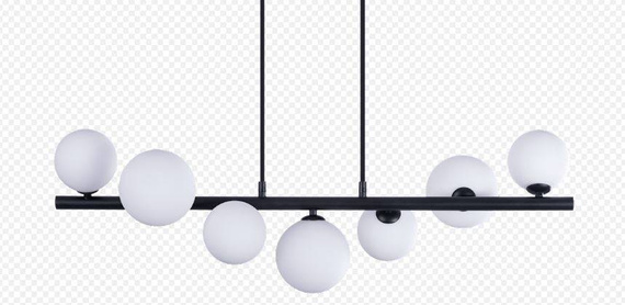 Azzaro Sybillo az4406 Żyrandol Czarny