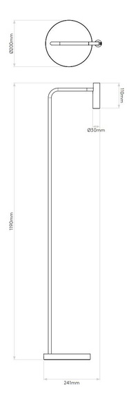 Lampa Podłogowa Astro Enna 1058107