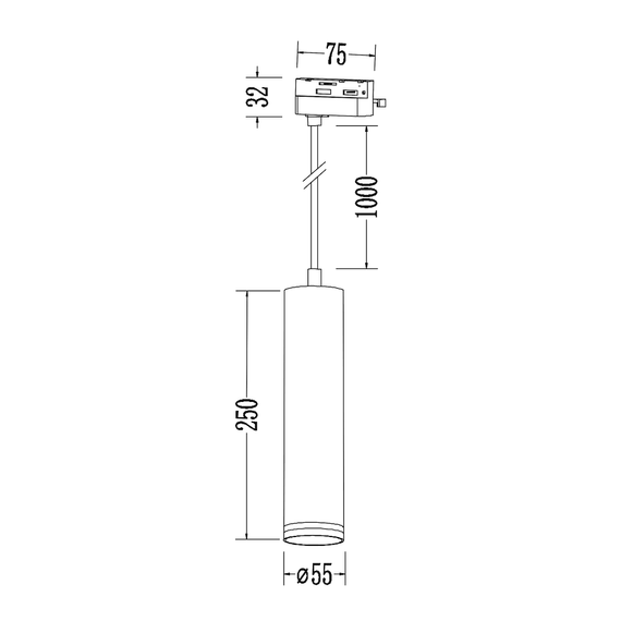 Milagro Pipe ML2077 Lampa Do Szynoprzewodu