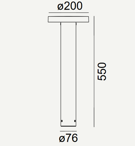 Norlys Borg 6170GR Lampa stojąca zewnętrzna 