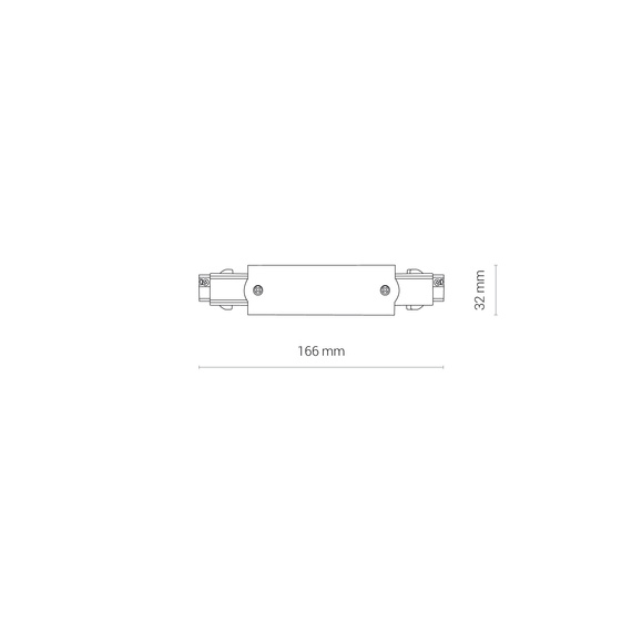 Zasilacz środkowy 3 fazowy Nowodvorski Ctls Power Straight Connector 8707