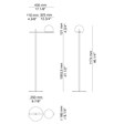Lampa Stojąca Estiluz Circ p-3729