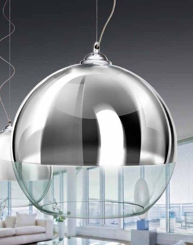 AZZARDO Silver Ball 40 AZ0734 Lampa Wisząca