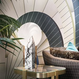 Lampa stołowa Slamp Moon White