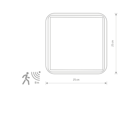 Plafon Nowodvorski Tahoe Sensor 10040