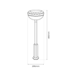 Lampa Stojąca Zewnętrzna Milagro EKO1452