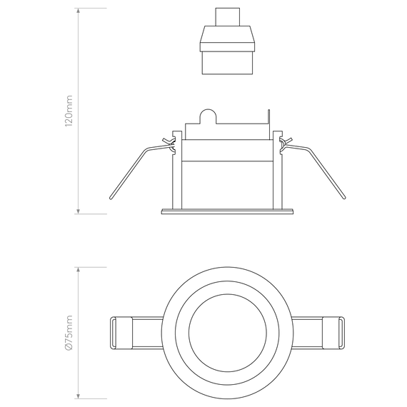 Oprawa wpuszczana Astro Pinhole 1434001