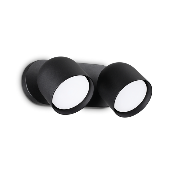 Oprawa Ścienna Ideal Lux Dodo Ap2 Nero 327938