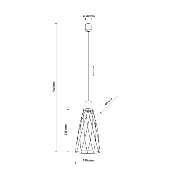 Lampa Wisząca TK Lighting Modesto 10157