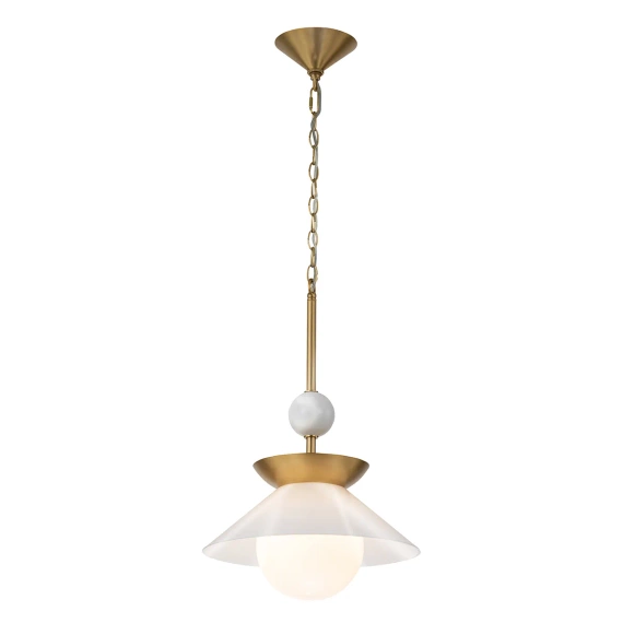 Lampa Wisząca Quintiesse Qn-Saucer-1P-M-Ab-Opal