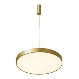 Italux Orbital 60cm Nowoczesna Lampa wisząca złota LED