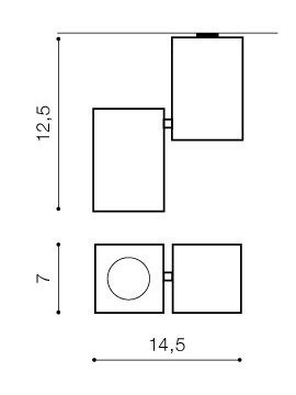 Plafon Azzardo FLAVIO 1 AZ0791