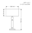  Lampka Gabinetowa Kutek Mood Artu ART-LG-1(Z)