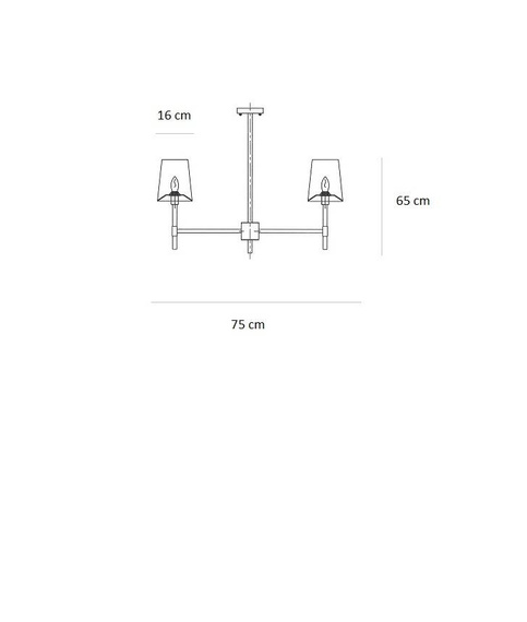 Żyrandol Berella Light Kampo 8 BL5424