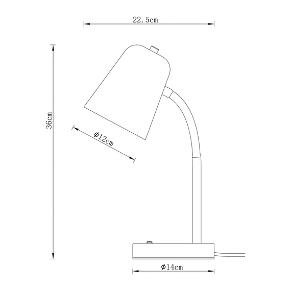 Lampka Biurkowa Italux Prato TB-37643-OG