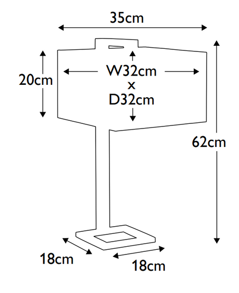 Lampa stołowa Elstead Lighting Plein PLEIN-TL