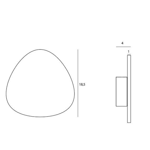 Kinkiet Maxlight W0391 Marbles 6W Czarny