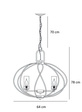 Lampa wisząca Berella Light Eurela 6 satyna BL0209