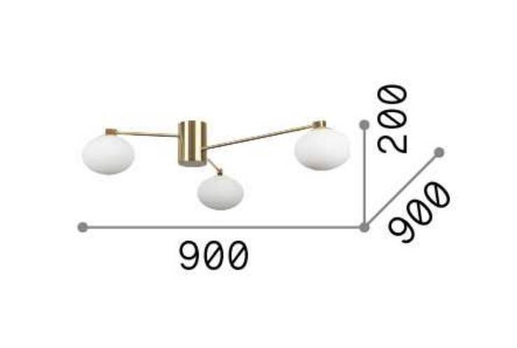 Ideal Lux Plafon Hermes 288260