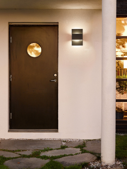 Lampa ścienna na zewnątrz Geneva 1874GR Norlys Down 