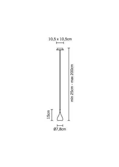 Lampa wisząca Fabbian BIJOU D75 A01 01