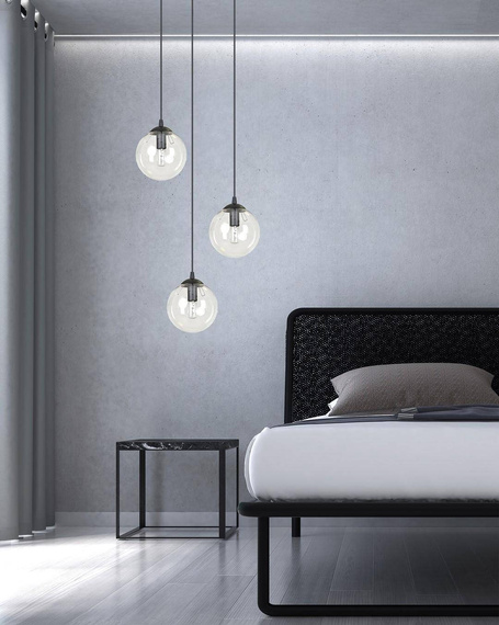 Zwis GIGI 3 BL TRANSPARENT czarny (936/3) - Emibig