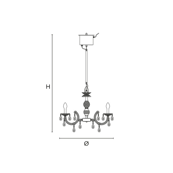 Lampa wisząca Masiero Drylight S6 IP65
