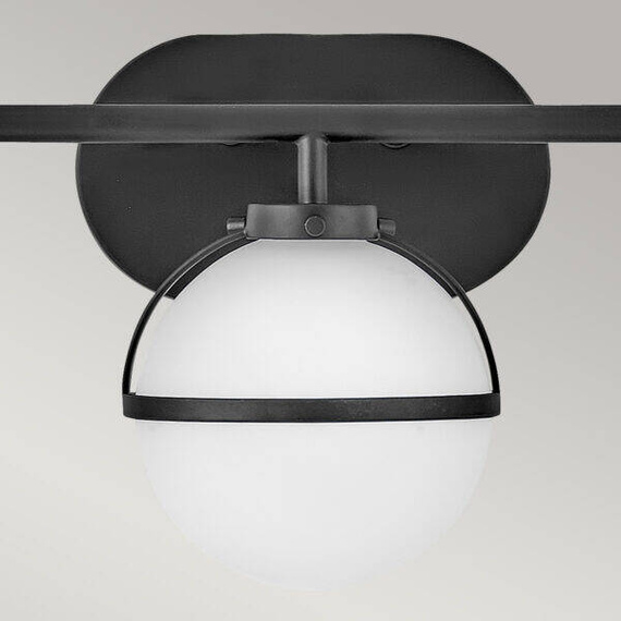 Kinkiet Elstead Lighting HK-HOLLIS3-O-BK-BATH Hollis