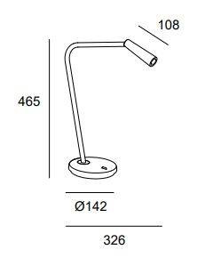 Lampa stołowa LEDS 10-6420-14-14 Gamma Grok