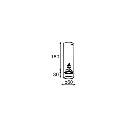 Oprawa natynkowa Cleoni Pixo T068D21Sh 116/961