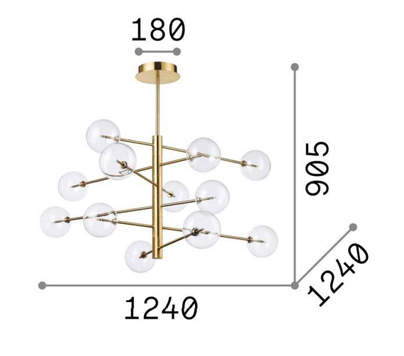 Ideal Lux Equinoxe Zwis 345383