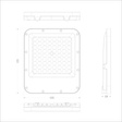 Spot Ogrodowy Italux Timbo FD-23913-50W