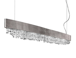 Lampa Wisząca MASIERO Ola S6 OV 160 srebrna