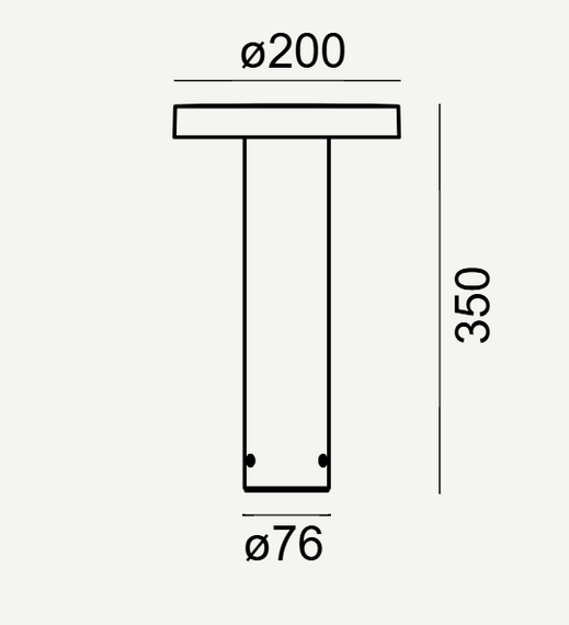 Lampa stojąca zewnętrzna Norlys Borg 6120GR