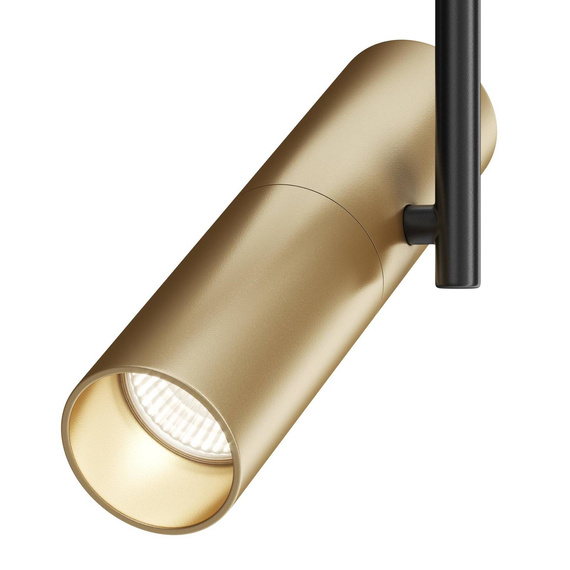 Lampa szynowa Elti czarny-Złoty (TR005-1-GU10-BG) - Maytoni