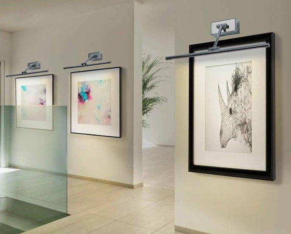 Kinkiet obrazowy Azzardo DaVinci 90 chrom