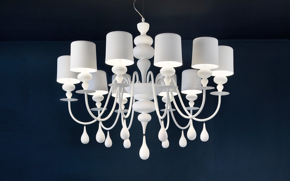 Lampa Wisząca  MASIERO Eva S10 biała