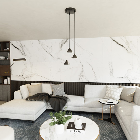 Lampa Wisząca Emibig Elit 3 Premium Black (1330/3PREM)