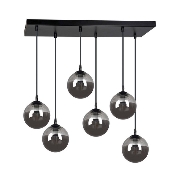 Wisząca lampa COSMO 6 BL GRAFIT czarny (712/6) - Emibig