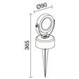 Lampa punktowa Novolux 482A-L0107A-04 Catania