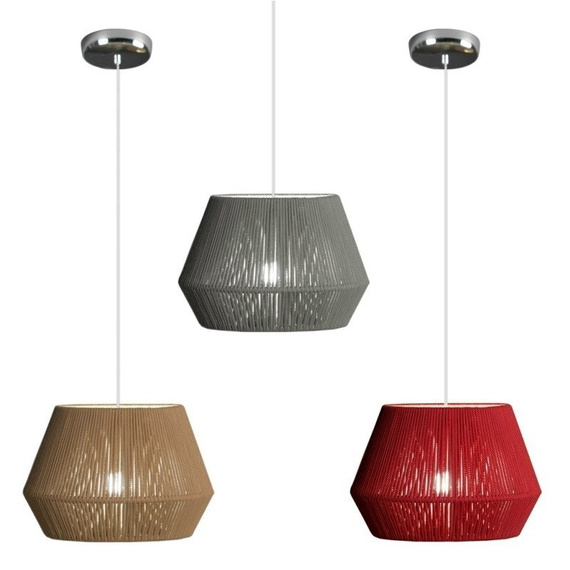 Lampa wisząca OLE iluminacion BANYO 22810/30 szary/chrom 30 cm