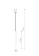 Lampa wisząca 8796 Nowodvorski Laser Biały
