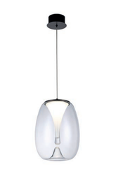 Azzardo Lampa Wisząca Pamela 27 black/clear AZ5825
