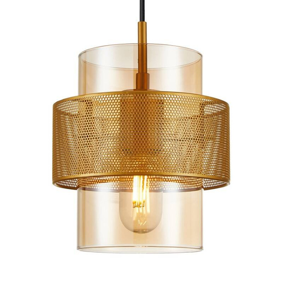Lampa wisząca PND-22132-1S-GD-AMB Italux Vinoti