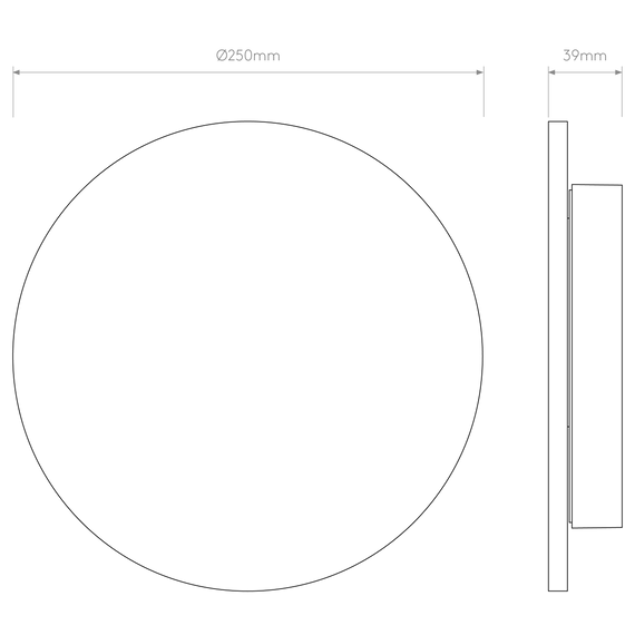 Oprawa Ścienna Astro Eclipse 1333019