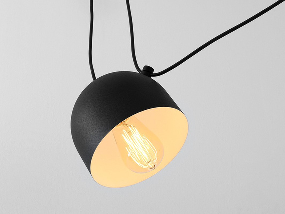 Lampa wisząca pająk CustomForm Popo 6 czarna