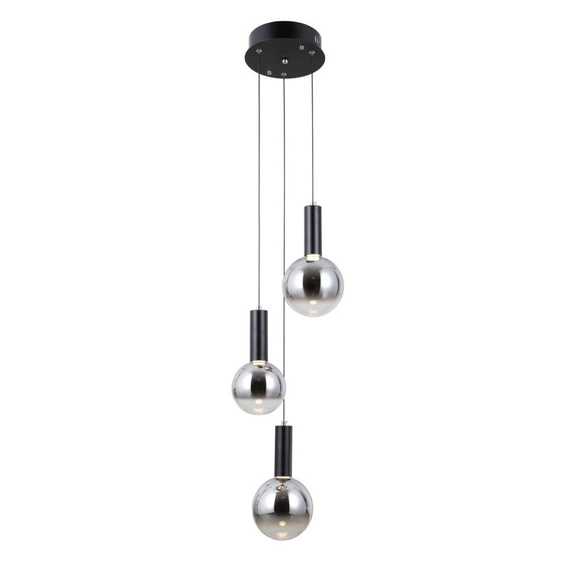 Italux Zwis nowoczesny Strela PND-34378-3S-BK